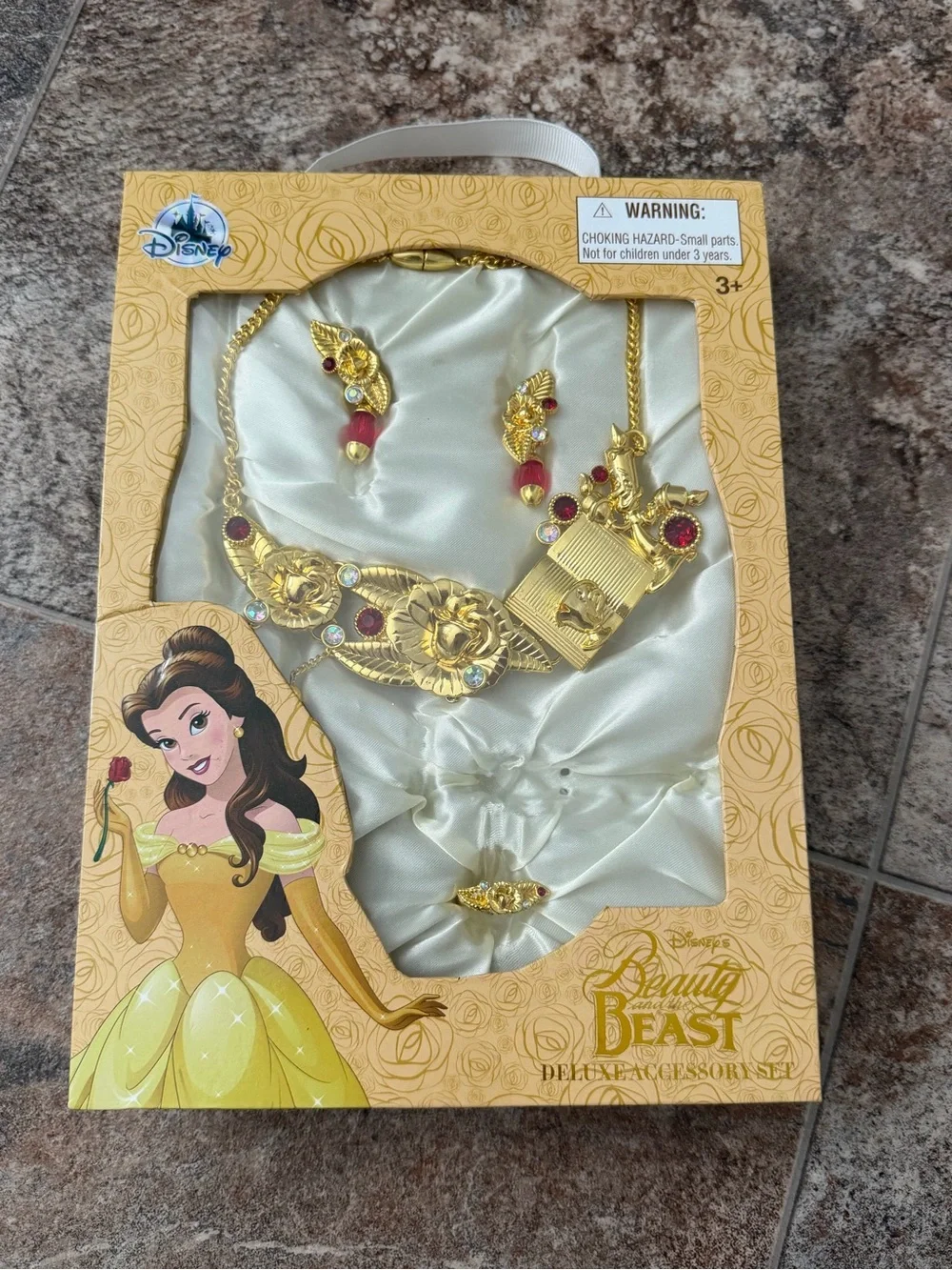 Disney Parks Beauty and the Beast Deluxe Costume Accessory Jewelry Set